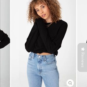 Stillwater BF long sleeve elastic waist tee